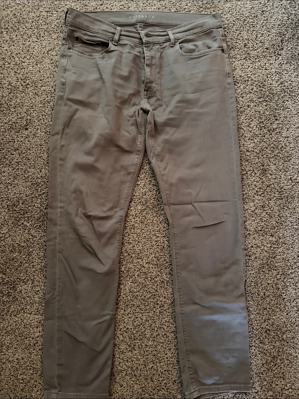 Mott & Bow Men's Slim Straight Jeans